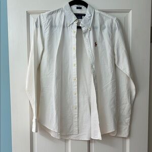 Men's White Polo by Ralph Lauren Shirt